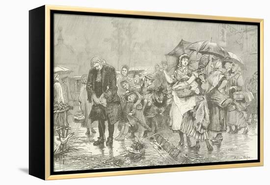 Dr Johnson's Penance-Adrian Scott Stokes-Framed Premier Image Canvas