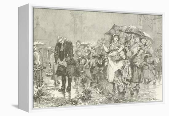 Dr Johnson's Penance-Adrian Scott Stokes-Framed Premier Image Canvas