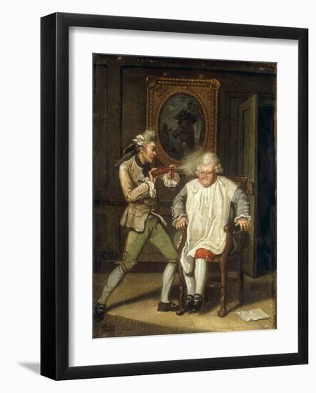 Dr Johnson with the Barber-John Collet-Framed Giclee Print