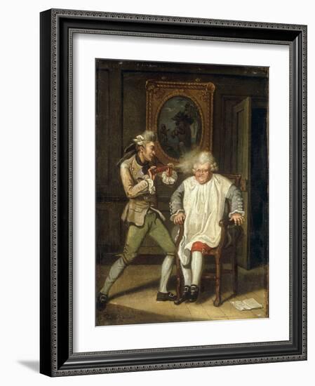 Dr Johnson with the Barber-John Collet-Framed Giclee Print