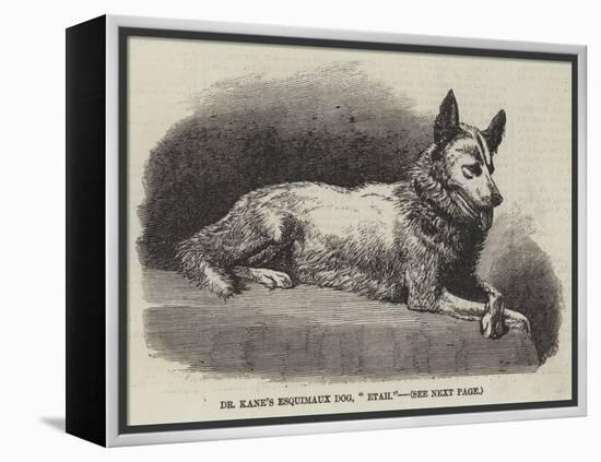 Dr Kane's Esquimaux Dog, Etah-null-Framed Premier Image Canvas