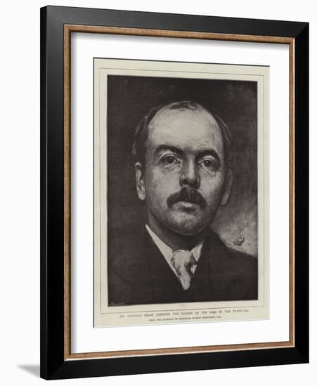 Dr Leander Starr Jameson, the Leader of the Raid in the Transvaal-Hubert von Herkomer-Framed Giclee Print