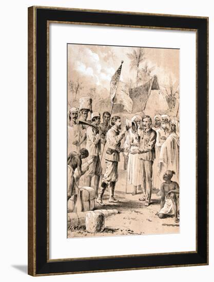 Dr Livingstone, I Presume?, November 1871-null-Framed Giclee Print