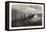 Dr. Livingstone's Missionary Travels and Researchers in South Africa: Boat Capsized by a Hippopotam-null-Framed Premier Image Canvas
