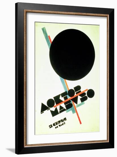 Dr. Mabuso (Kinoposter)-Kasimir Malevich-Framed Giclee Print