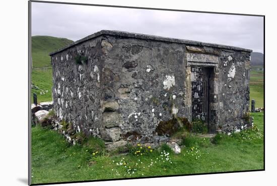 Dr Macleans Tomb, Kilmuir Graveyard, Skye, Highland, Scotland-Peter Thompson-Mounted Photographic Print