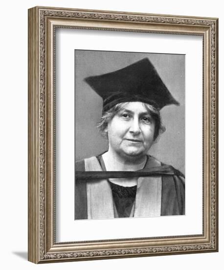 Dr Maria Montessori (1870-195), Italian Philosopher, 1926-null-Framed Giclee Print