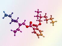 Green Tea Molecule-Dr. Mark J.-Photographic Print