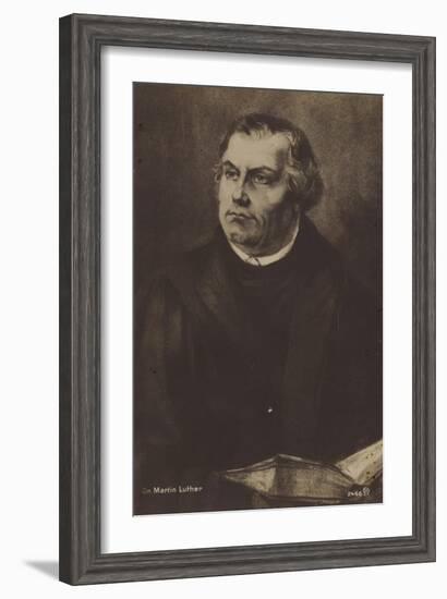 Dr Martin Luther-German School-Framed Giclee Print