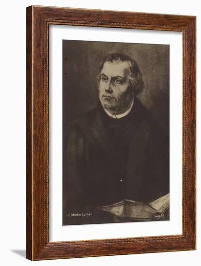 Dr Martin Luther-German School-Framed Giclee Print