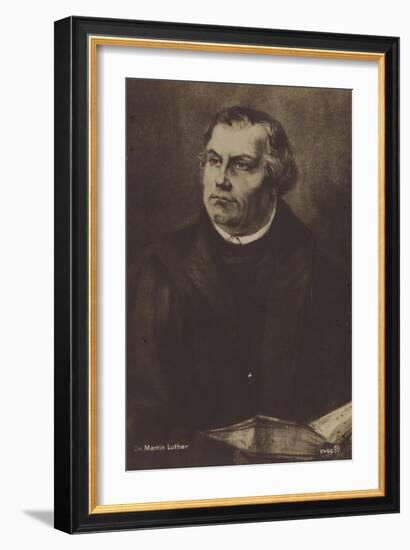 Dr Martin Luther-German School-Framed Giclee Print