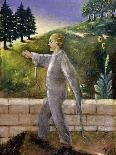 Mental Patient Going for an Early Morning Walk-Dr. Max Simon-Laminated Giclee Print