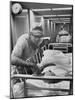 Dr. Michael E. Debakey, Chief Heart Surgeon at the Methodist Hospital-Ralph Morse-Mounted Photographic Print