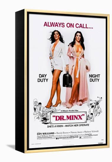 Dr. Minx, Edy Williams, 1975-null-Framed Stretched Canvas