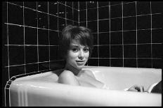 Mylène Demongeot Watching Herself in a Mirror, October 1965-DR-Photographic Print