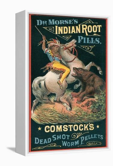 Dr. Morse's Indian Root Pills-null-Framed Stretched Canvas