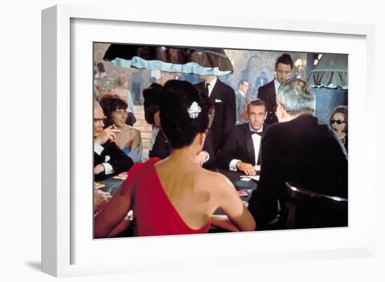 Dr. No, Eunice Gayson (Red Dress), Sean Connery, 1962-null-Framed Photo