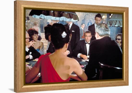 Dr. No, Eunice Gayson (Red Dress), Sean Connery, 1962-null-Framed Stretched Canvas