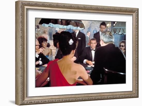 Dr. No, Eunice Gayson (Red Dress), Sean Connery, 1962-null-Framed Premium Photographic Print