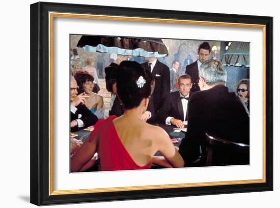 Dr. No, Eunice Gayson (Red Dress), Sean Connery, 1962-null-Framed Premium Photographic Print
