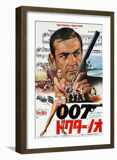 Dr. No, from Left: Ursula Andress, Sean Connery, 1962-null-Framed Premium Giclee Print