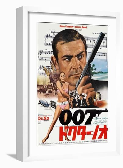 Dr. No, from Left: Ursula Andress, Sean Connery, 1962-null-Framed Premium Giclee Print