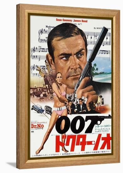 Dr. No, from Left: Ursula Andress, Sean Connery, 1962-null-Framed Stretched Canvas