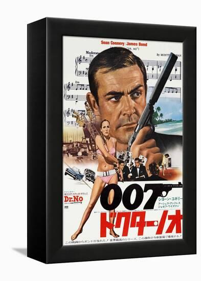 Dr. No, from Left: Ursula Andress, Sean Connery, 1962-null-Framed Stretched Canvas