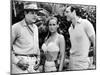 Dr No, L-R: Jack Lord, Ursula Andress, Sean Connery, 1962-null-Mounted Photo