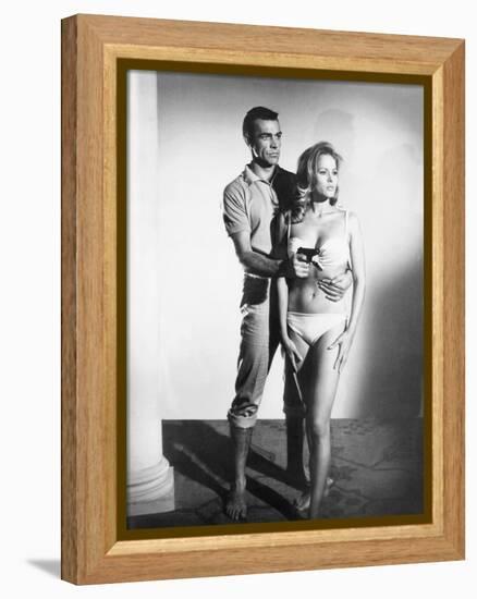 Dr No, L-R: Sean Connery, Ursula Andress, 1962-null-Framed Stretched Canvas