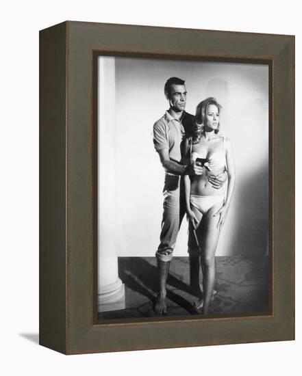 Dr No, L-R: Sean Connery, Ursula Andress, 1962-null-Framed Stretched Canvas