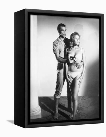 Dr No, L-R: Sean Connery, Ursula Andress, 1962-null-Framed Stretched Canvas