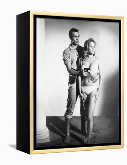 Dr No, L-R: Sean Connery, Ursula Andress, 1962-null-Framed Stretched Canvas