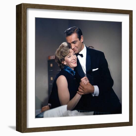 Dr. No, Lois Maxwell, Sean Connery, 1962-null-Framed Premium Photographic Print