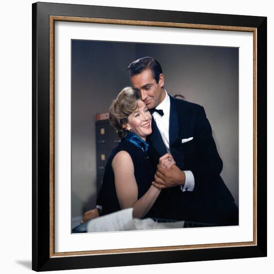 Dr. No, Lois Maxwell, Sean Connery, 1962-null-Framed Premium Photographic Print