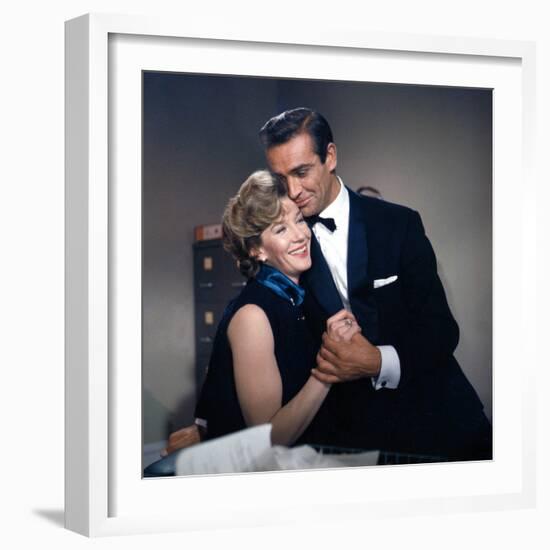 Dr. No, Lois Maxwell, Sean Connery, 1962-null-Framed Premium Photographic Print