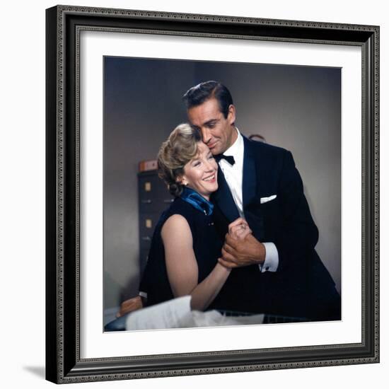 Dr. No, Lois Maxwell, Sean Connery, 1962-null-Framed Premium Photographic Print