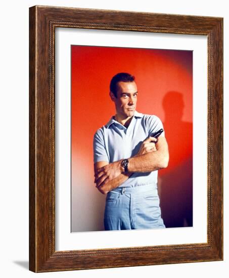 Dr No, Sean Connery, 1962-null-Framed Photo