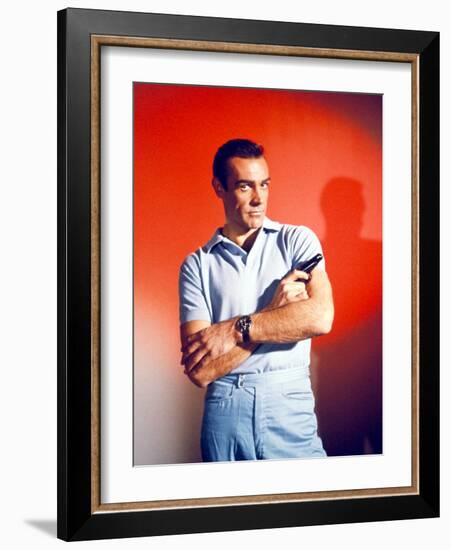 Dr No, Sean Connery, 1962-null-Framed Photo