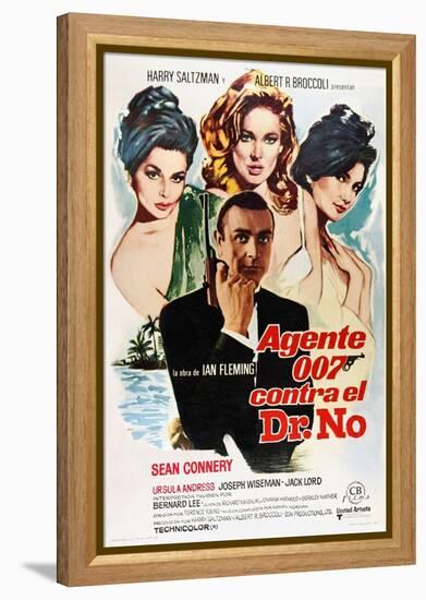 Dr. No, Sean Connery, 1962-null-Framed Stretched Canvas