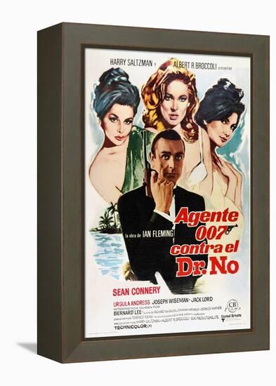 Dr. No, Sean Connery, 1962-null-Framed Stretched Canvas