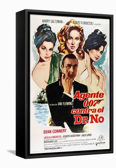 Dr. No, Sean Connery, 1962-null-Framed Stretched Canvas