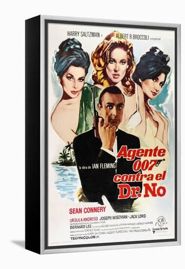Dr. No, Sean Connery, 1962-null-Framed Stretched Canvas