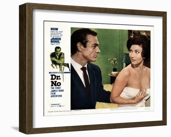 Dr. No, Sean Connery, Zena Marshall, 1962-null-Framed Art Print