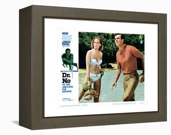 Dr. No, Ursula Andress, Sean Connery, 1962-null-Framed Premier Image Canvas