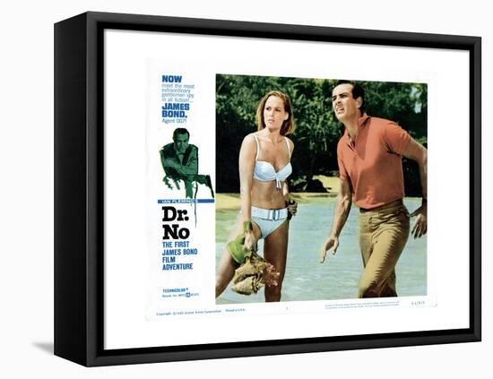 Dr. No, Ursula Andress, Sean Connery, 1962-null-Framed Premier Image Canvas