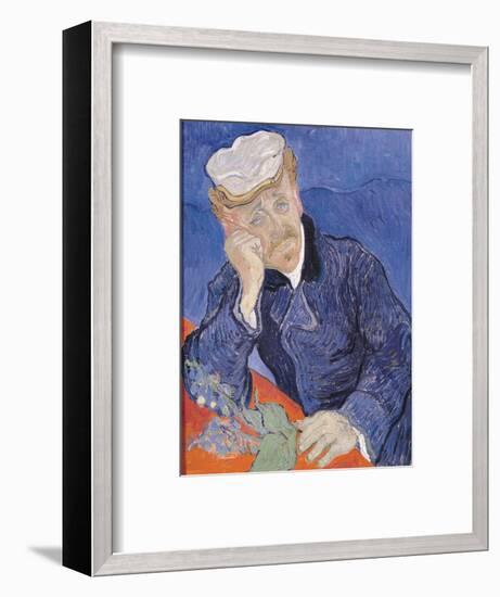 Dr. Paul Gachet, c.1890-Vincent van Gogh-Framed Premium Giclee Print