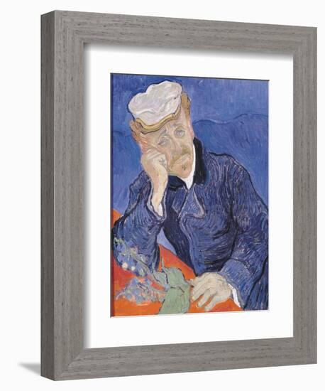 Dr. Paul Gachet, c.1890-Vincent van Gogh-Framed Giclee Print