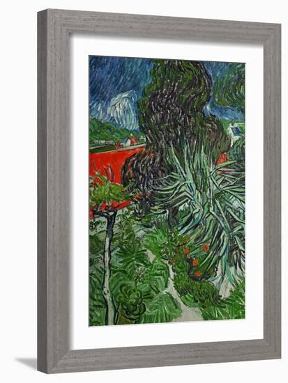 Dr. Paul Gachet's Garden at Auvers-Sur-Oise, c.1890-Vincent van Gogh-Framed Giclee Print