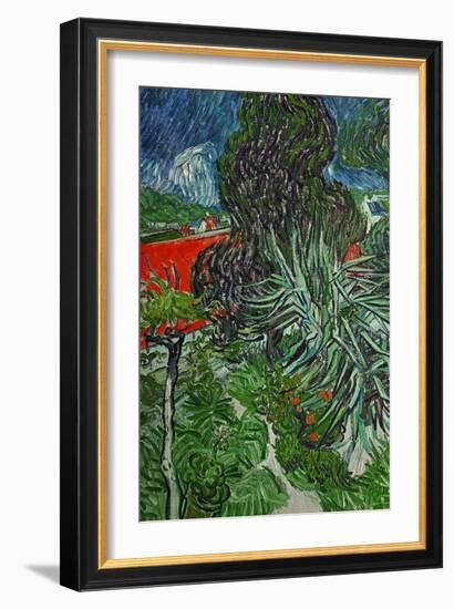 Dr. Paul Gachet's Garden at Auvers-Sur-Oise, c.1890-Vincent van Gogh-Framed Giclee Print